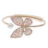 Shining pearl butterfly bracelet