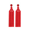 BOHO CHIC MASTERPIECE: HAND-WOVEN TASSLE EARRINGS