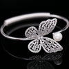 Shining pearl butterfly bracelet