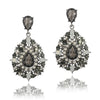 Elegant Ladies Crystal Rhinestone Earrings Retro Drop-Shaped Girl Earrings European And American Style Fashion Jewelry