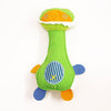 Double Sounder Dog Plush Toy, Built-In Rattle, Teething Dog Supplies