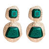 BOLD GEM GLAMOUR EARRING