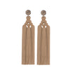 BOHO CHIC MASTERPIECE: HAND-WOVEN TASSLE EARRINGS