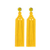 BOHO CHIC MASTERPIECE: HAND-WOVEN TASSLE EARRINGS