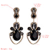 European And American Exaggerated Temperament Water Drop Acrylic Earrings