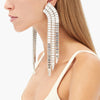 Dazzling Allure : ZIRCONIA TASSEL EARRINGS FOR FASHION-FORWARD WOMEN