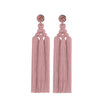 BOHO CHIC MASTERPIECE: HAND-WOVEN TASSLE EARRINGS